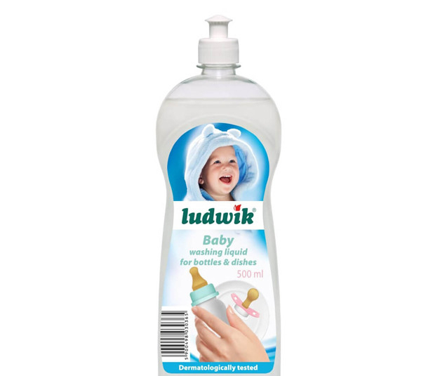 مایع ضد عفونی کننده شیشه شیر لودویک مدل Bottles حجم 500 میلی لیتر