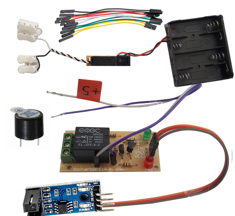 کیت آموزش الکترونیک مهندسیکا مدل ماژول شمارنده نوری مادون قرمز OPTO-017