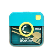 ظرف غذا کودک طرح دوربین عکاسی به همراه قاشق چنگال
