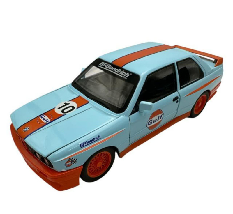 ماکت ماشین ناب سل مدل بی ام و فلزی چراغدار BMW E30 M3 NAAB002 به همراه جاسوییچی