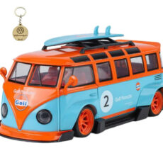 ماکت ماشین ناب سل مدل فولکس اسنوبرددار فانتزی T1 همراه با جاسوییچی Snowboarder Volkswagen NAAB0033