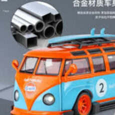 ماکت ماشین ناب سل مدل فولکس اسنوبرددار فانتزی T1 همراه با جاسوییچی Snowboarder Volkswagen NAAB0033