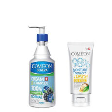 کرم مرطوب کننده کامان (comeon) مدل Normal B complex حجم 400 میلی‌لیتر+کرم کامان (comeon) مدل Oil Free حجم 475 میلی‌لیتر