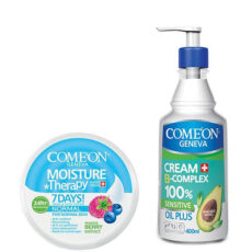 کرم مرطوب کننده کامان (comeon) مدل Oilplus Bcompelex حجم 400 میلی‌لیتر + کرم مرطوب کننده مدل Normal حجم 240 میلی‌لیتر