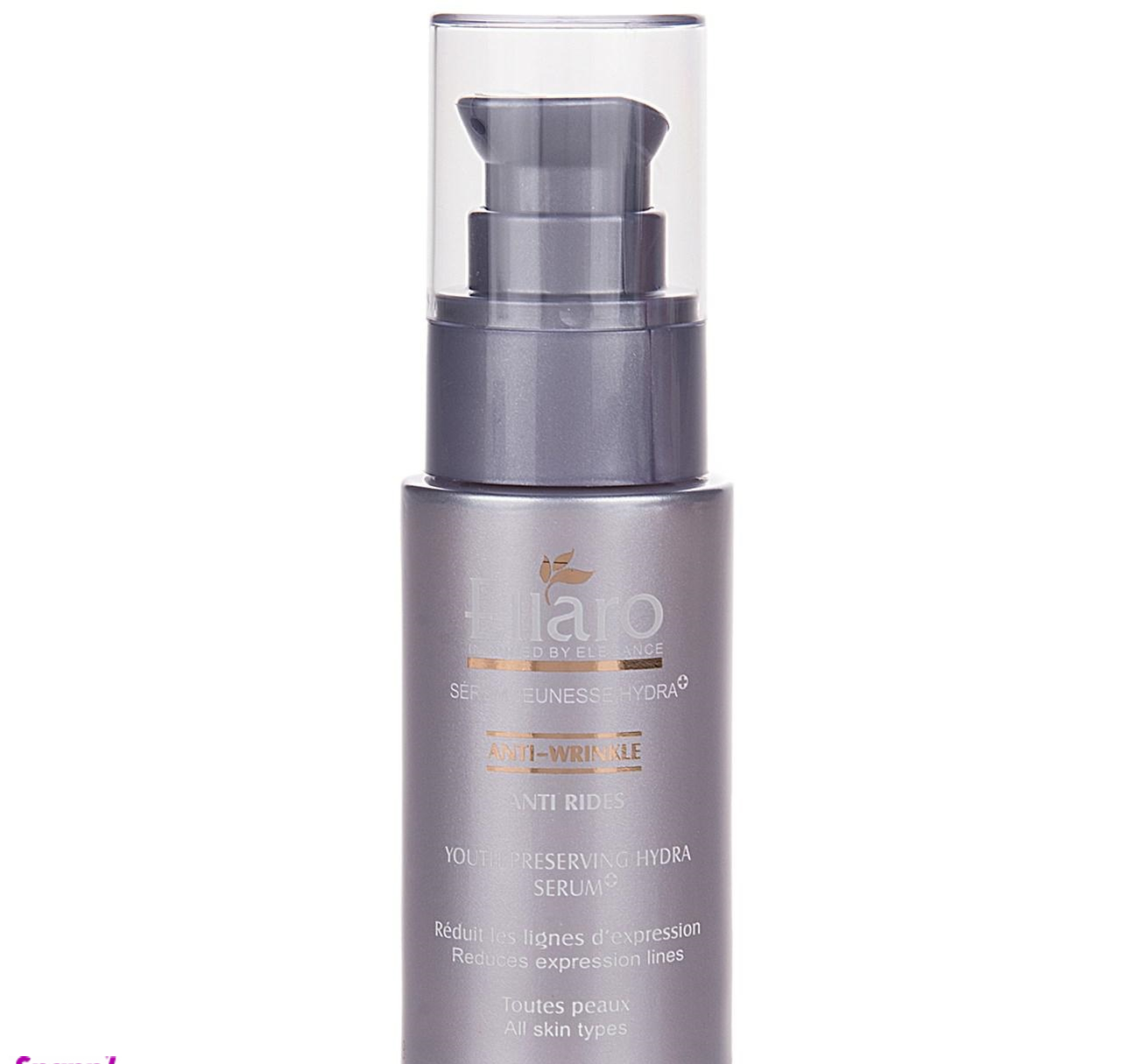 سرم ضد چروک الارو (Ellaro) مدل Youth Preserving Hydra Serum Plus حجم 30 میلی‌‌ لیتر