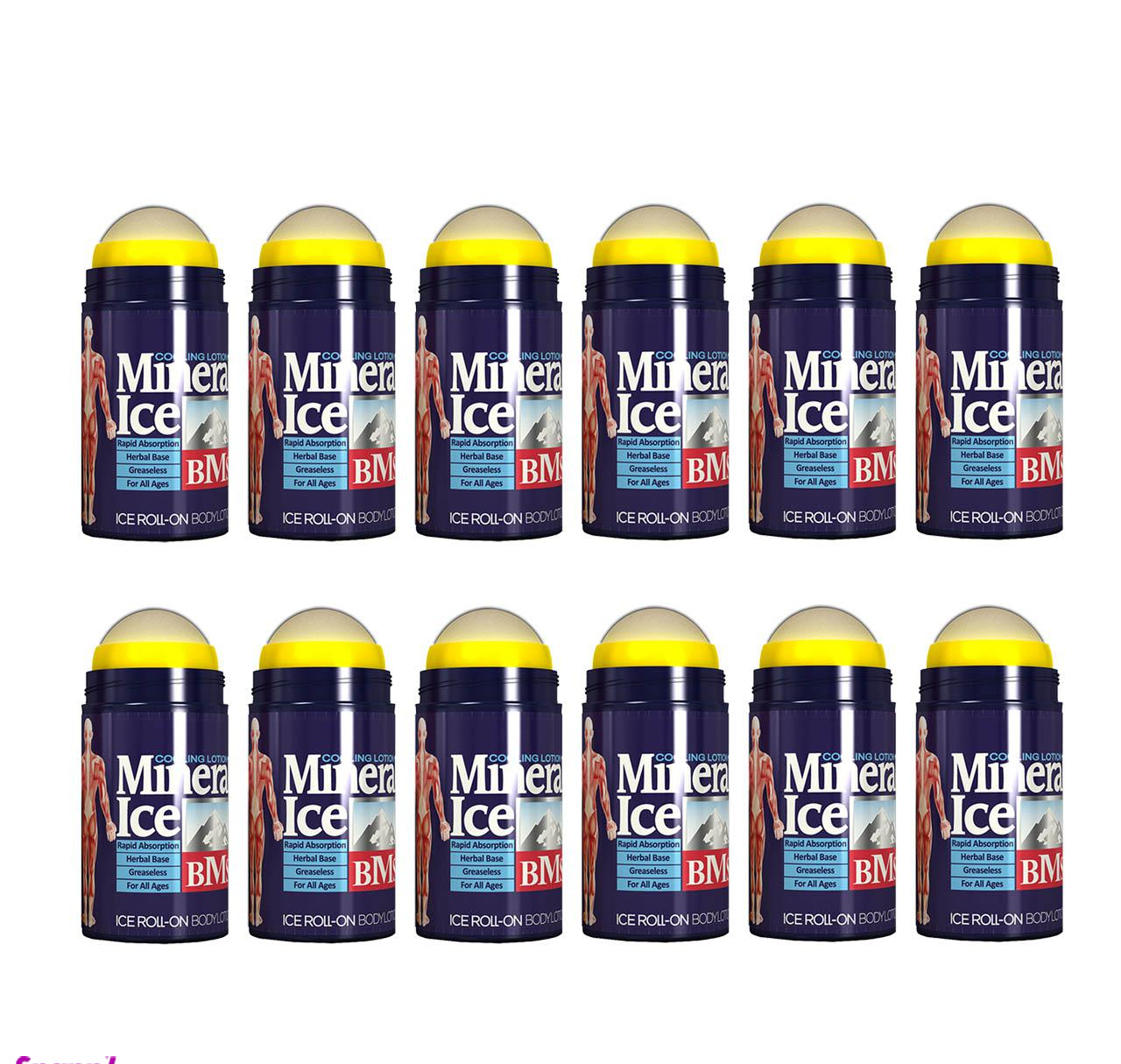 ژل خنک کننده ضد درد بی ام اس (BMS) سری Mineral Ice مدل I5 حجم 85 میلی‌لیتر بسته 12 عددی