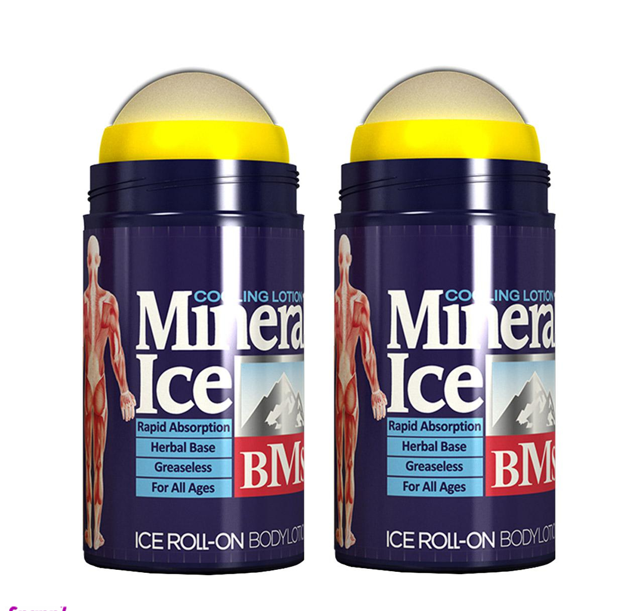 ژل خنک کننده ضد درد بی ام اس (BMS) سری Mineral Ice مدل I7 حجم 85 میلی‌لیتر بسته 2 عددی