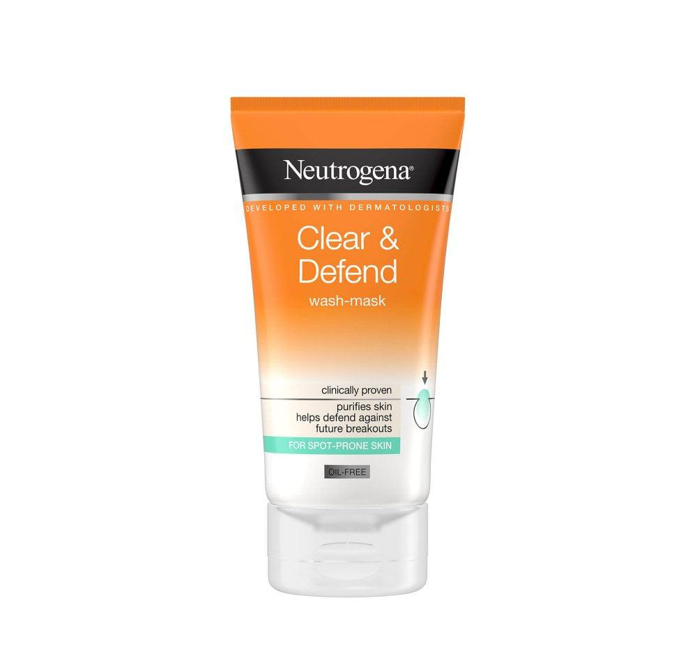 اسکراب لایه بردار پوست نوتروژینا (Neutrogena) مدل Clear & Defend حجم 150 میلی‌لیتر
