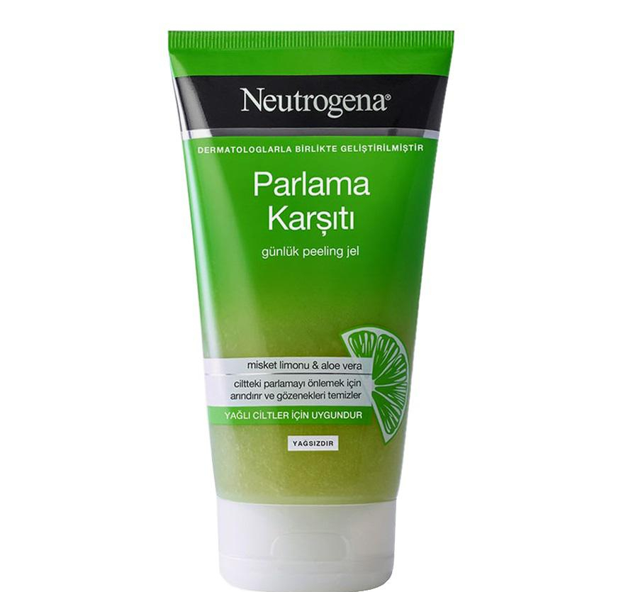 ژل اسکراب لایه بردار پوست نوتروژینا (Neutrogena) مدل لیمو و آلویه‌ ورا حجم 150 میلی‌ لیتر