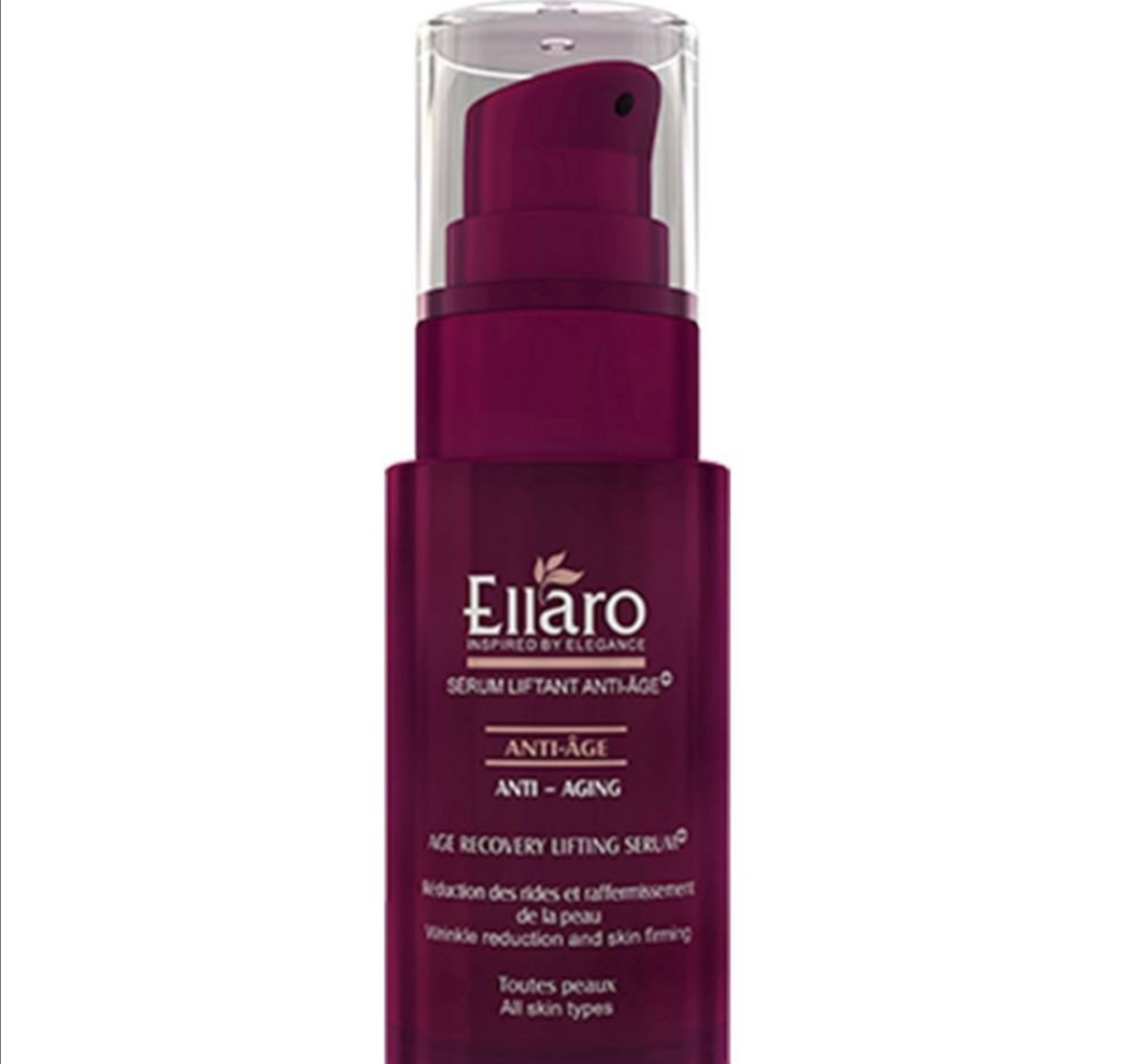 سرم ضد چروک و لیفتینگ قوی الارو (Ellaro) مدل Anti Aging حجم 30 میلی‌لیتر