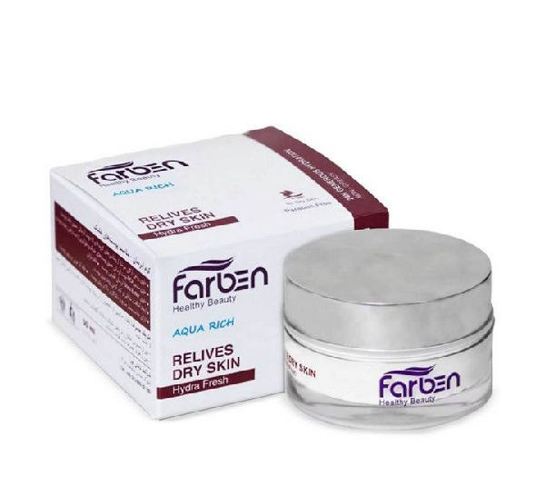 کرم آبرسان صورت فاربن (Farben) حاوی روغن آرگان حجم 50 میلی‌لیتر