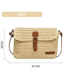کیف رودوشی زنانه حصیری مورگان کد S01