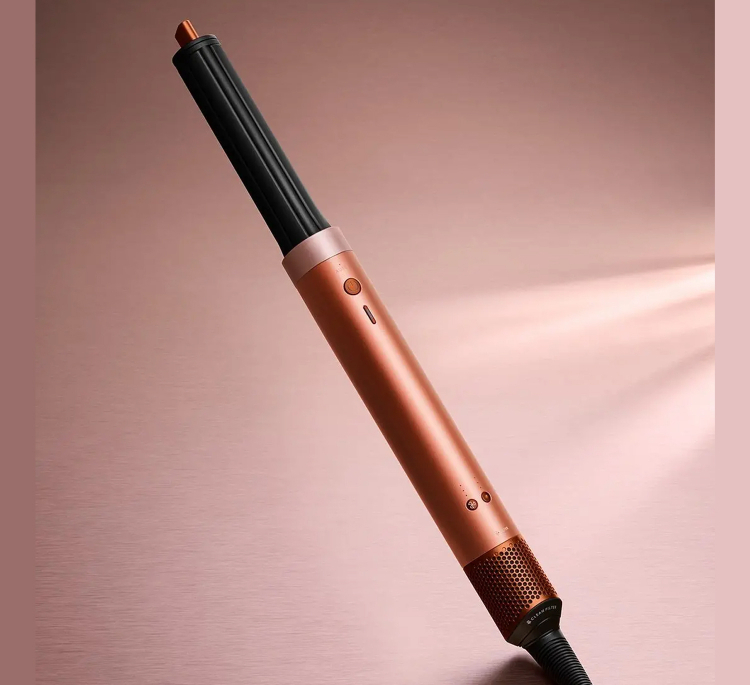 سشوار و استایلر چندکاره دایسون مدل Airwrap Co-anda2X HS09- Amber Silk
