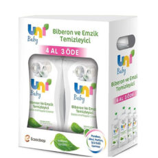 شوینده شیشه شیر کودک یونی مدل U2008429.4 حجم 500 میلی لیتر بسته 4 عددی