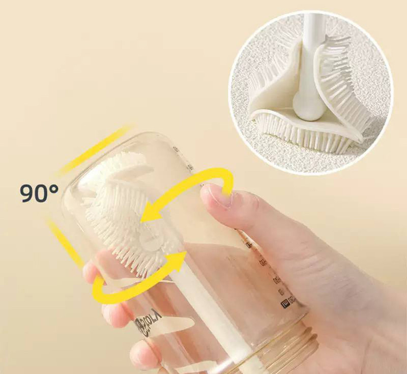 برس شیشه شوی مدل سیلیکونی 360 درجه کد 5434 بسته 5 عددی