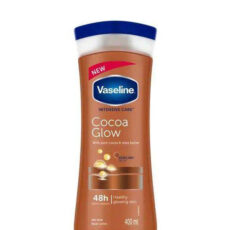 لوسیون وازلین cocoa glow حجم 400 میلی لیتر