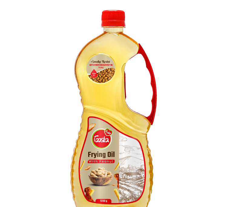 روغن سرخ کردنی حاوی بادام زمینی توسکا لایت وزن 1350 گرم