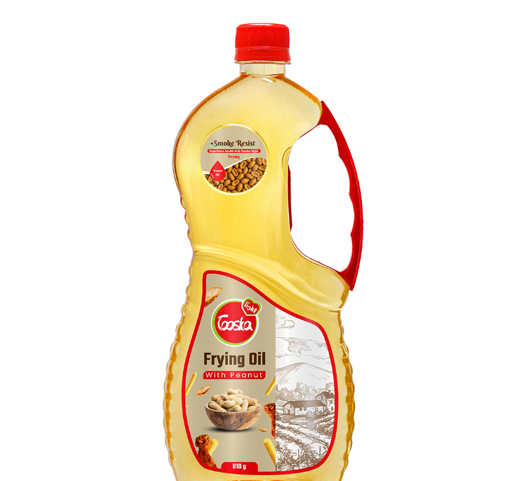 روغن سرخ کردنی حاوی بادام زمینی توسکا لایت وزن 810 گرم