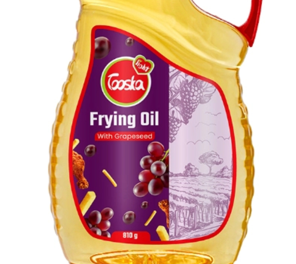 روغن سرخ کردنی حاوی هسته انگور توسکا لایت وزن 810 گرم