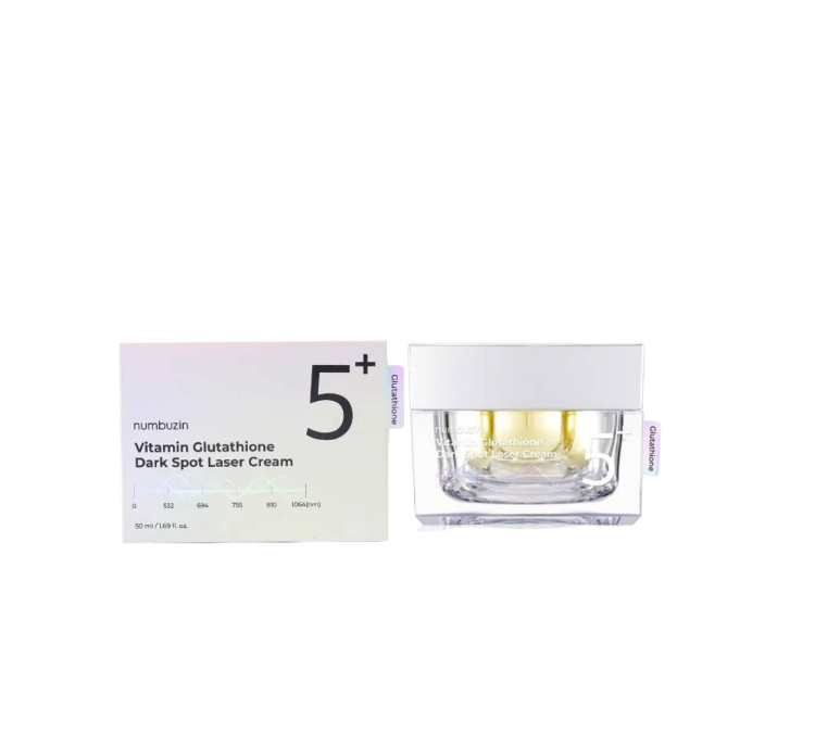 کرم روشن کننده و ضد لک قوی نامبوزین مدل +5 Glutathione حجم 50 میلی لیتر
