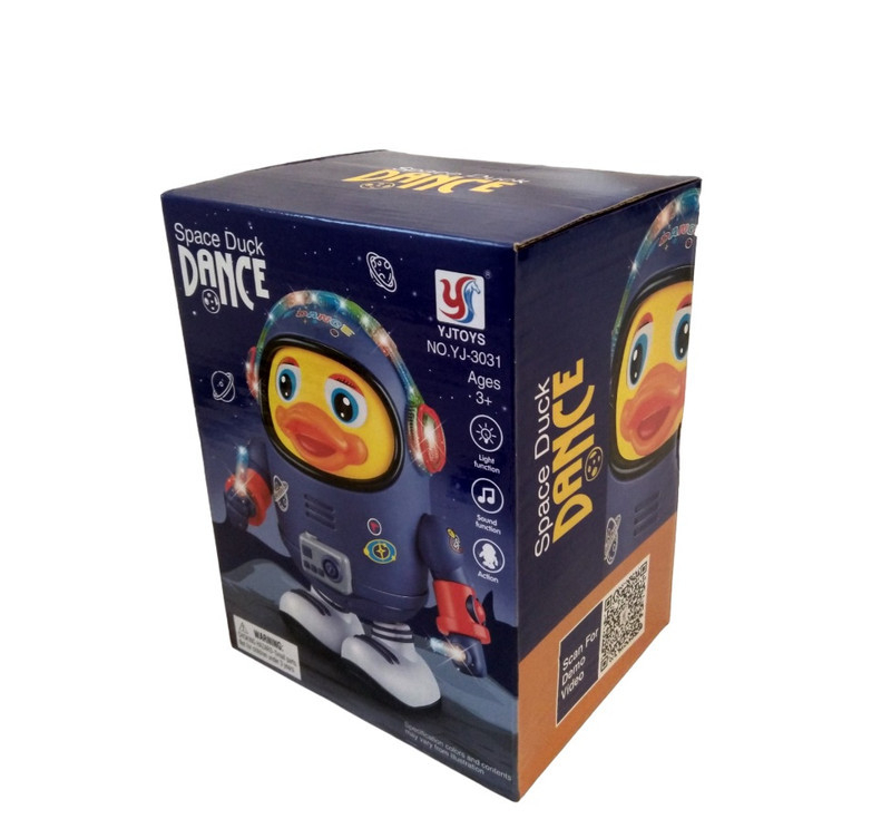 اسباب بازی ناب سل مدل اردک موزیکال طرح فضانورد SPACE DUCK DANCE