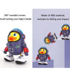 اسباب بازی ناب سل مدل اردک موزیکال طرح فضانورد SPACE DUCK DANCE