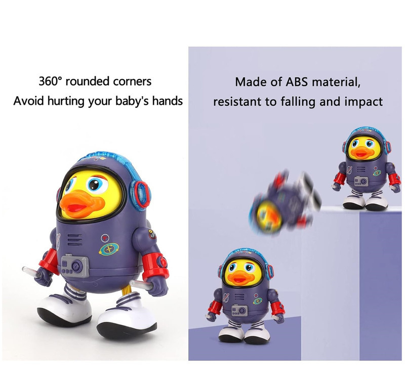 اسباب بازی ناب سل مدل اردک موزیکال طرح فضانورد SPACE DUCK DANCE