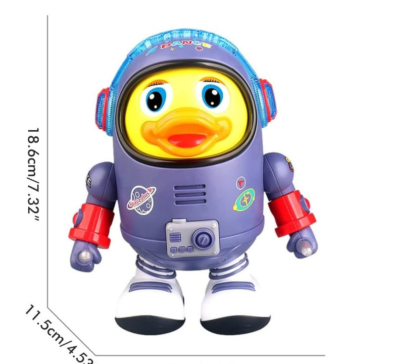 اسباب بازی ناب سل مدل اردک موزیکال طرح فضانورد SPACE DUCK DANCE