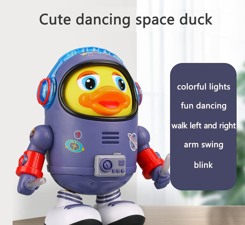 اسباب بازی ناب سل مدل اردک موزیکال طرح فضانورد SPACE DUCK DANCE