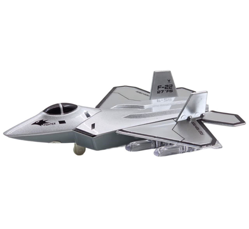 ماکت هواپیما ناب سل مدل جت جنگنده موزیکال چراغدار F-22FIGHTER 27-FS کدNAAB001