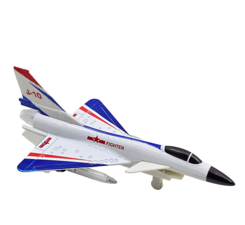 ماکت هواپیما ناب سل مدل جت جنگنده موزیکال چراغدار J-10 FIGHTER کد NAAB001