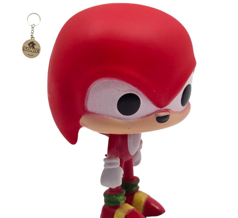 فیگور ناب سل مدل فانکو پاپ سونیک طرح ناکلز ارتفاع 10 سانتی متر knuckles 854 به همراه جاسوییچی