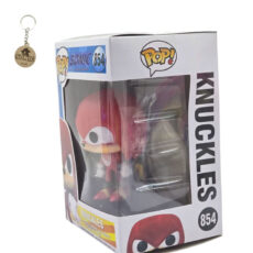 فیگور ناب سل مدل فانکو پاپ سونیک طرح ناکلز ارتفاع 10 سانتی متر knuckles 854 به همراه جاسوییچی