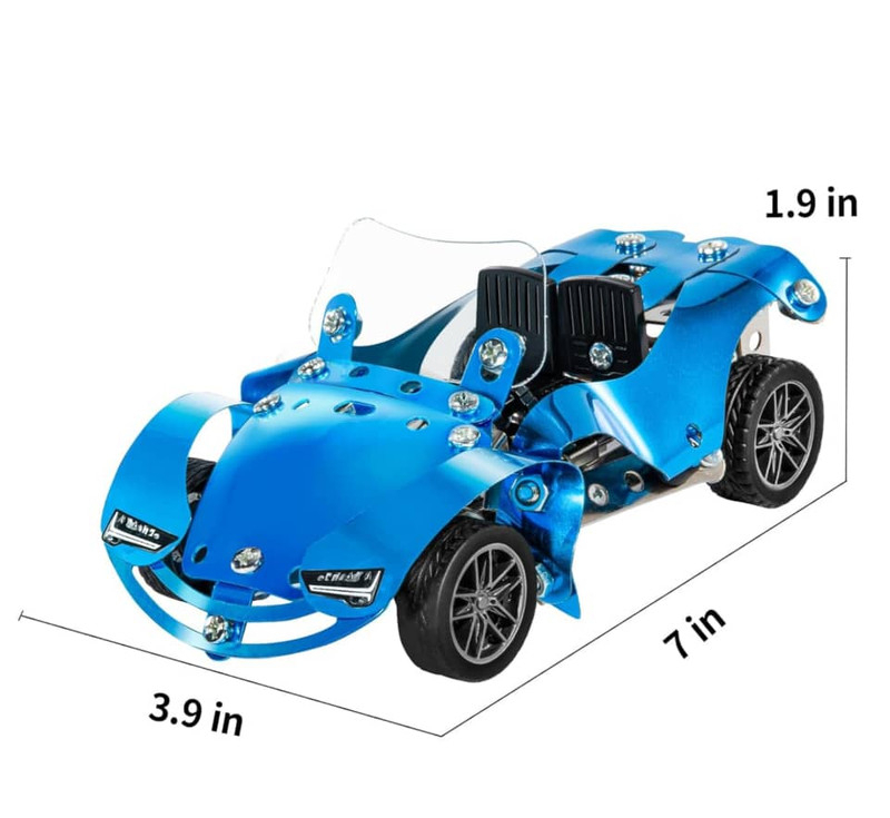 ساختنی 208 تکه ناب سل مدل METAL CONSTRUCTION SET NO.868-1 ماشین فلزی
