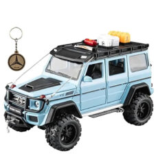 ماکت ماشین ناب سل مدل بنز جی کلاس باراباس فلزی همراه با لوازم آفرود و جاسوییچی MERCEDES BENZ BRABOS G550