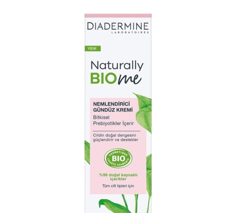 کرم روز مرطوب کننده و آبرسان دیادرماین مدل Naturally BIOme حجم 50 میلی لیتر