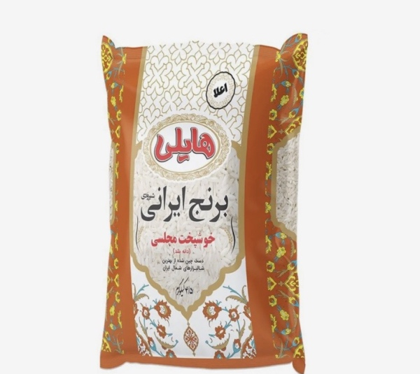 برنج اعلا ایرانی شیرودی هایلی وزن 4.5 کیلوگرم