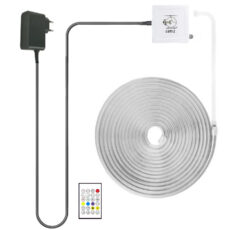 ریسه نئون لومیز مدل APP-5M RGB طول ۵ متر به همراه آداپتور
