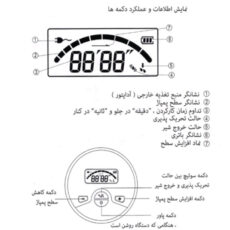 شیر دوش برقی گلامور مدل LD202