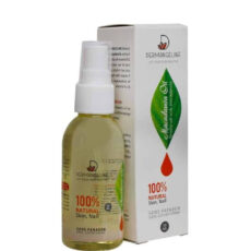 روغن تقویت کننده پوست صورت درم انجلین مدل روغن ماکادمیا و فندق استرالیایی حجم 60 میلی‌ لیتر