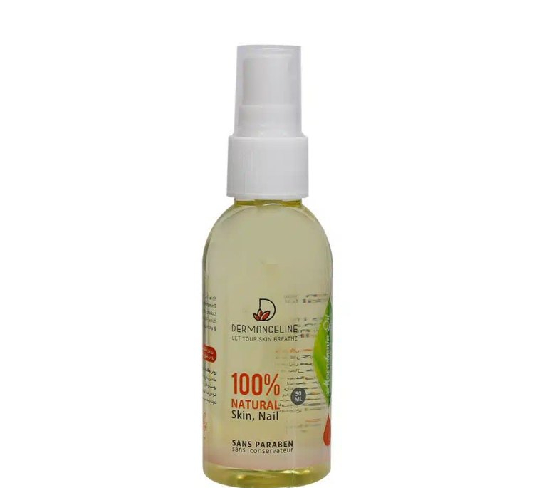 روغن تقویت کننده پوست صورت درم انجلین مدل روغن ماکادمیا و فندق استرالیایی حجم 60 میلی‌ لیتر