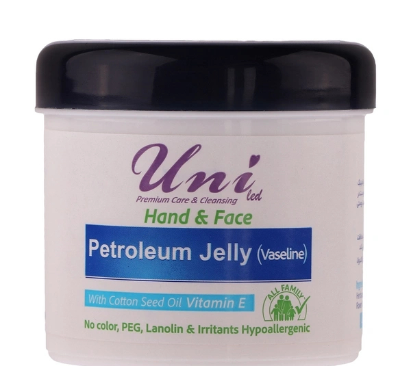 وازلین کاسه ای خانواده یونی لد مدل ویتامین E و B5 و روغن پنبه دانه وزن 100 گرم بسته مجموعه 8 عددی