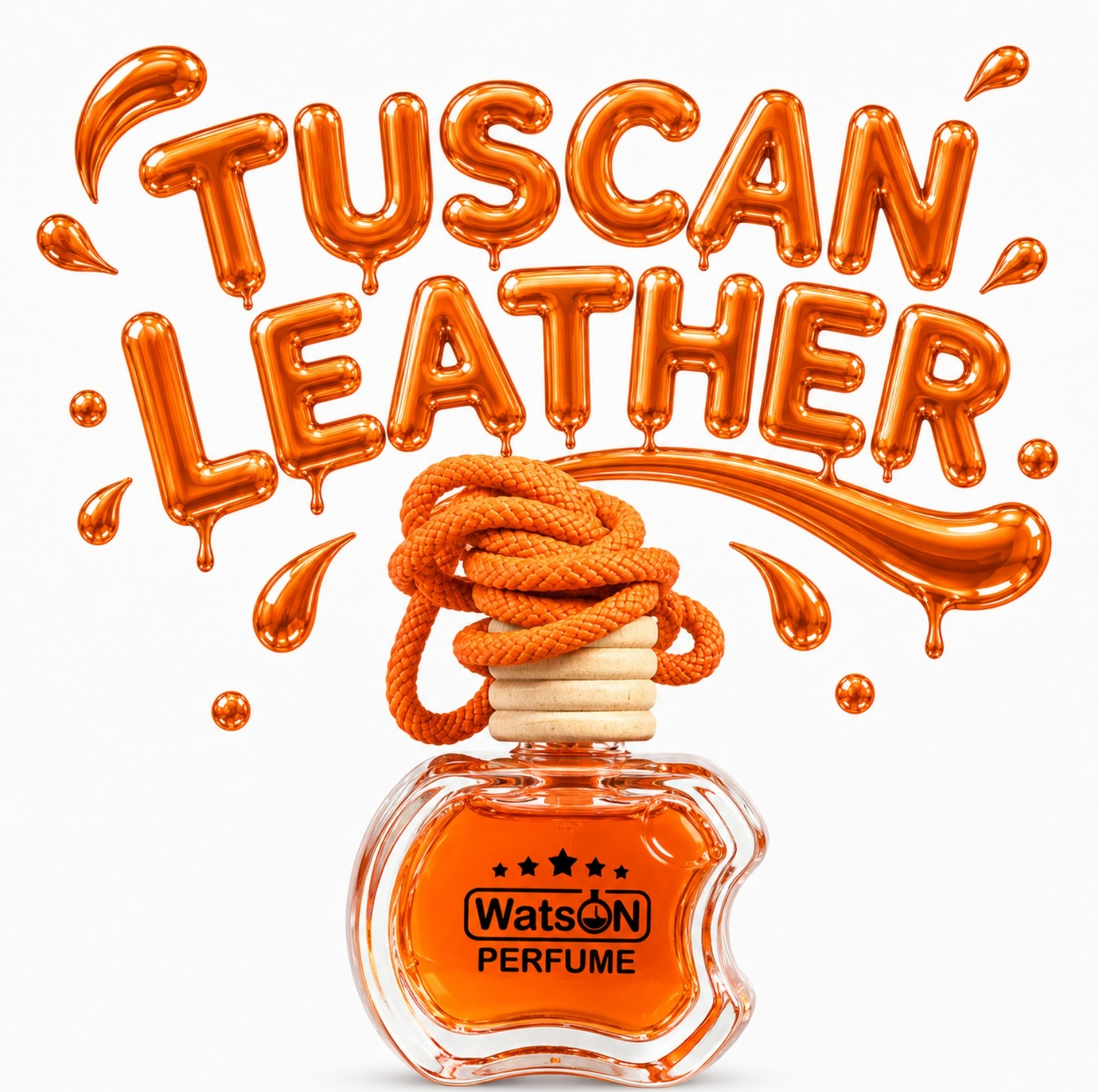 خوشبوکننده خودرو واتسون مدل P201 با رایحه TUSCAN LEATHER حجم 10 میلی‌لیتر بسته 2 عددی