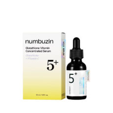 سرم روشن کننده و ضد لک قوی پوست نامبوزین مدل +5 Glutathione Vitamin C مناسب انواع پوست حجم 30 میلی لیتر