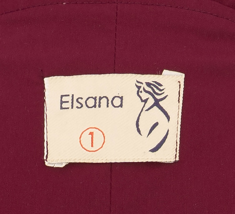 بارانی زنانه السانا مدل جیانا کد 229812 رنگ زرشکی