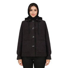 پالتو زنانه السانا مدل فرتاک کد 236901 رنگ مشکی