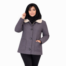 کاپشن زنانه السانا مدل اویتا کد 239527 رنگ خاکستری