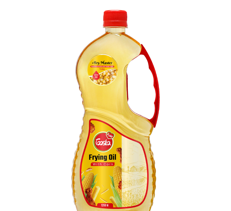 روغن سرخ کردنی حاوی ذرت توسکا لایت وزن 1350 گرم