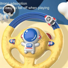 اسباب بازی ناب سل مدل فرمان داشبوردی طرح ادم فضایی موزیکال چراغدار با چرخش 360 درجه SPACE SERIES LITTLE DRIVER