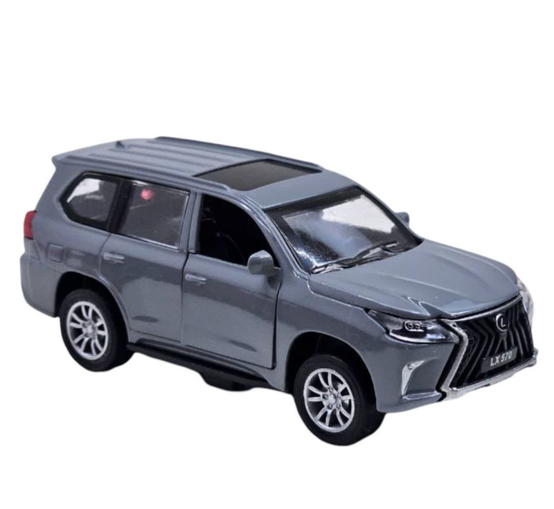 ماشین بازی ناب سل مدل لکسوس فلزی موزیکال چراغدار عقب کش کد LEXUS LX570